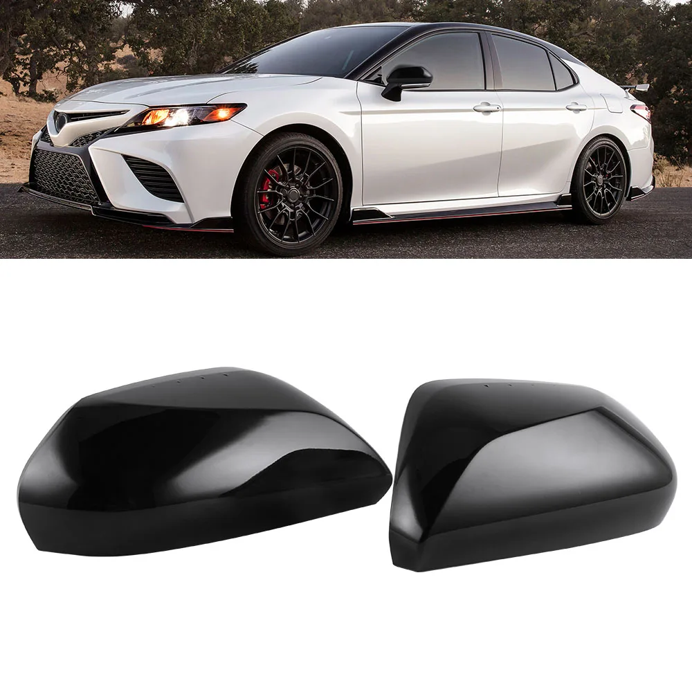 Пара крышек для заднего левого и правого зеркала TOYOTA Camry 2018 2019 2020 2021 ABS глянцевый