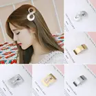 Европейская и американская стильная женская металлическая заколка для волос ленивый ветер Геометрическая заколка для волос заколка для конского хвоста аксессуары для волос для девочек