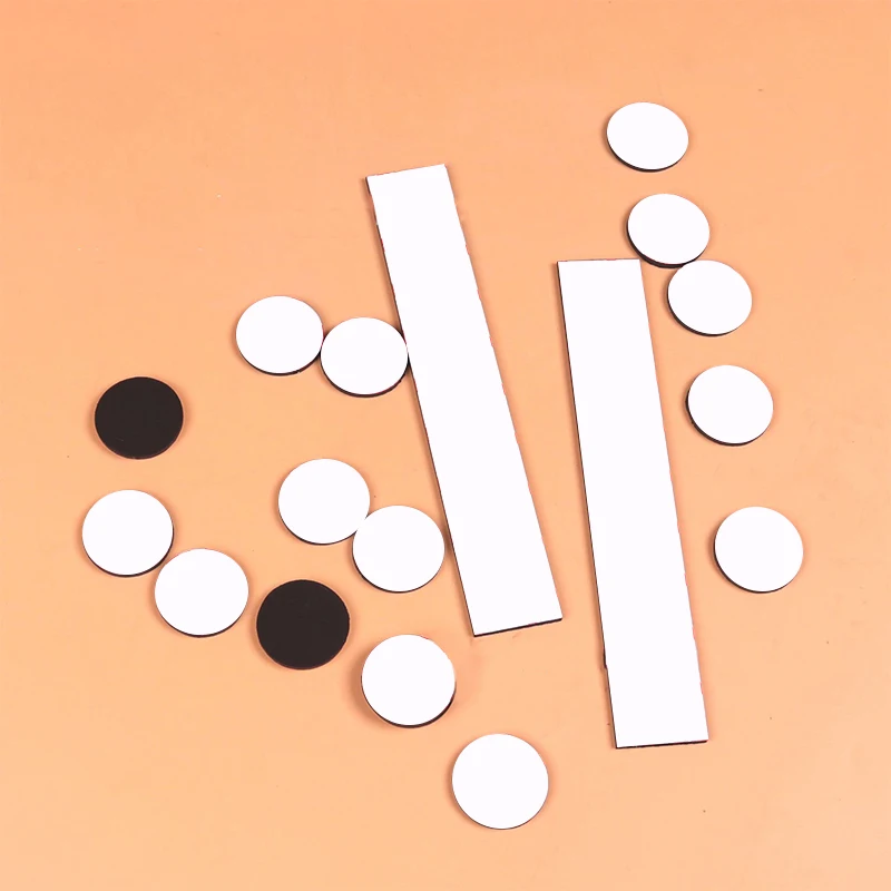 

10Pcs 35mm X 2mm Round Magnetic Sticker Fit Glass For Fridge Magnet DIY Blackboard Sticker
