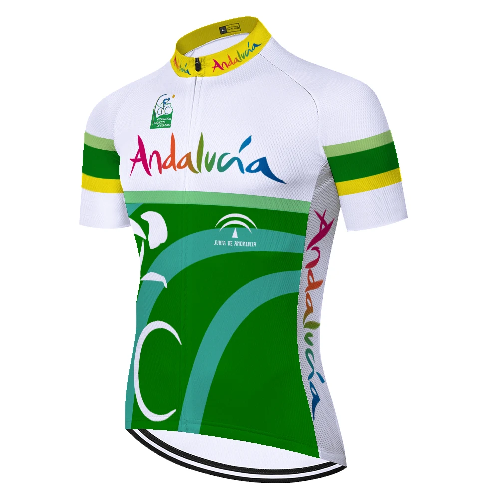 2020 профессиональная команда Андалусии maillot ciclismo hombre verano летняя быстросохнущая