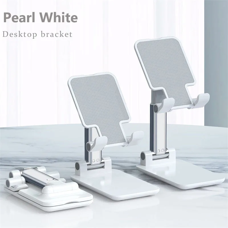 universal desktop stand mobile phone holder for iphone tablet adjustable foldable extend table cell lazy makeup bracket folding free global shipping