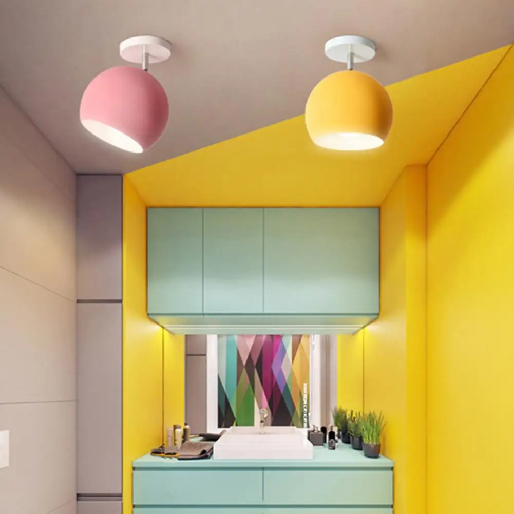 Инновационный вращающийся на 145 градусов Ночной светильник железный потолочный |