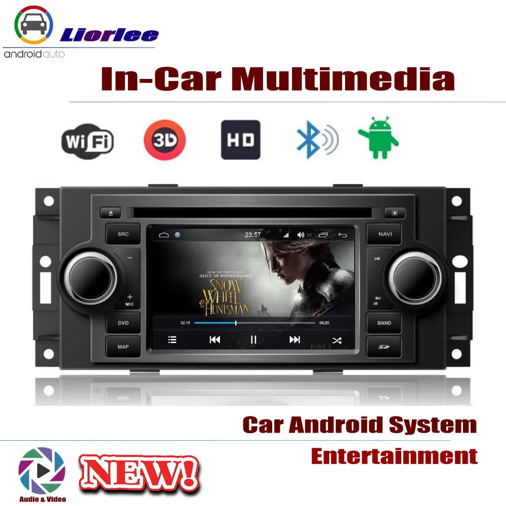 Для автомобиля Dodge Caliber 2007-2008 Android DVD GPS плеер навигационная система HD экран Радио