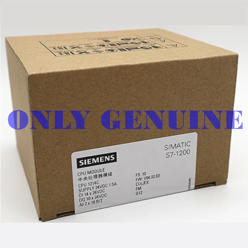 

Новый оригинальный Siemens PLC S7-1200 CPU 1214C DC/DC 6ES7214-1AG40-0XB0