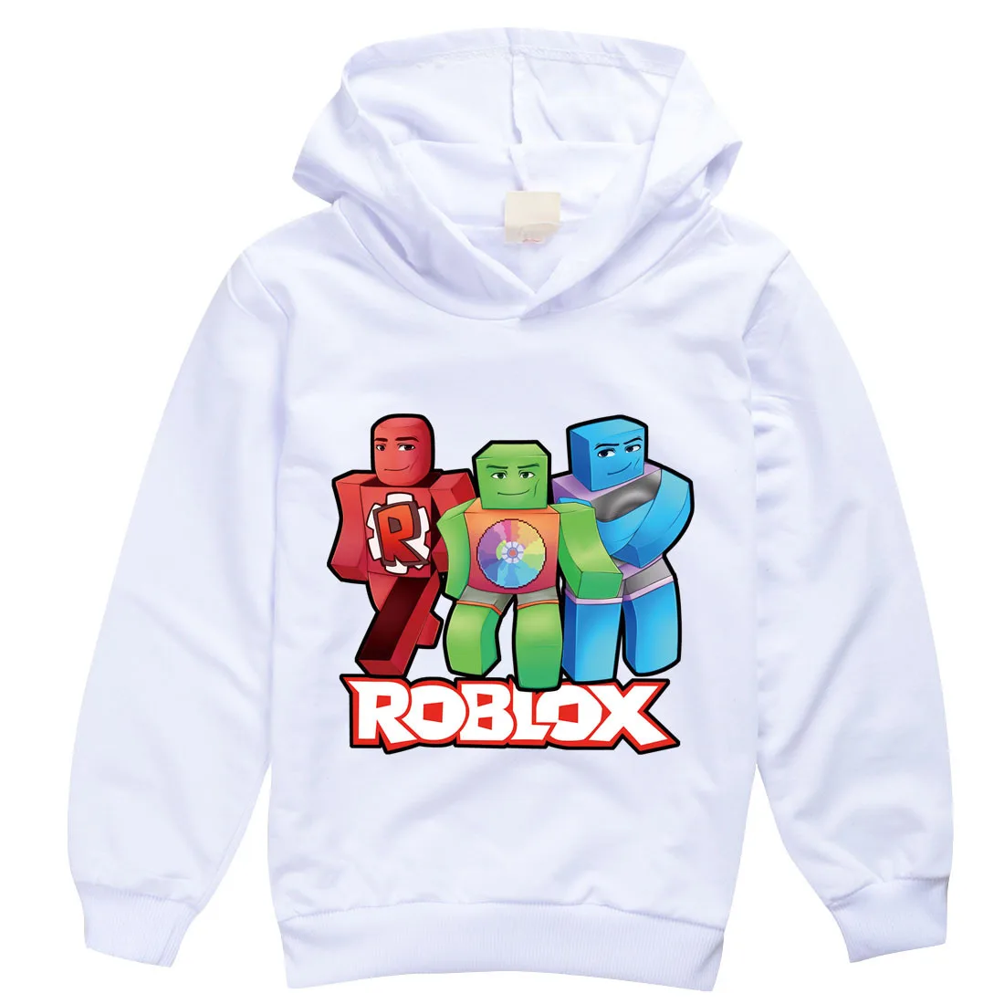 Демисезонные детские толстовки Robloxing для мальчиков Детская футболка с длинным