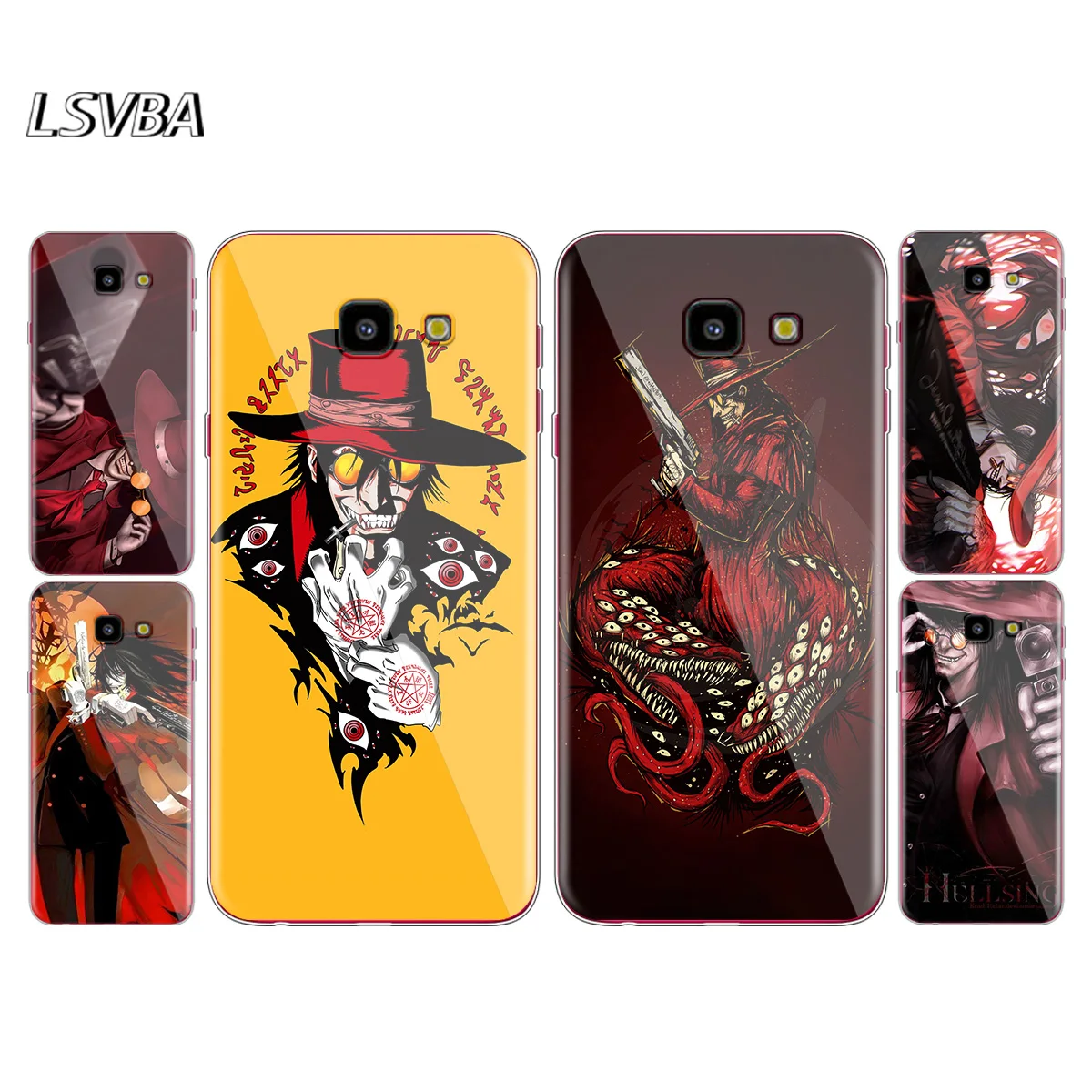Аниме Hellsing Alucard вентилятор для Samsung Galaxy J2 J3 J4 Core J5 J6 J7 J8 Prime Duo Plus 2018 2017 2016 чехол