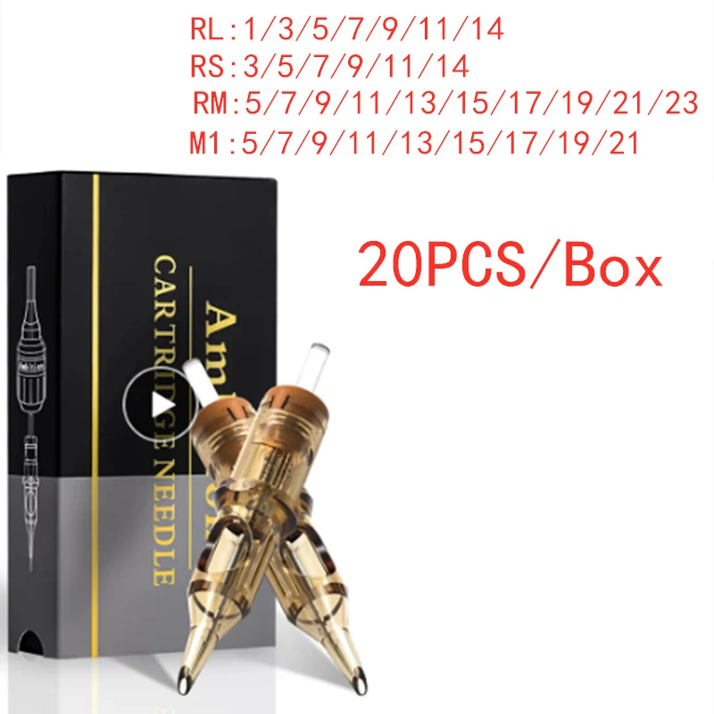 Картридж для тату-иглы RS RL M1 RM одноразовая тату-игла высокого качества