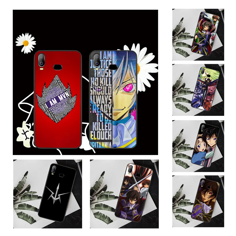 NBDRUICAI аниме код Geass Lelouch мягкий черный чехол для телефона Samsung A10 A20 A30 A40 A50 A70 A7 A9 A6 A8