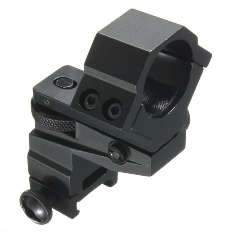 K1 регулируемый крепеж для фонаря с прицельным механизмом, трубка калибром 25 мм, рельс 20 мм, подходит для охотничьей винтовки и др.