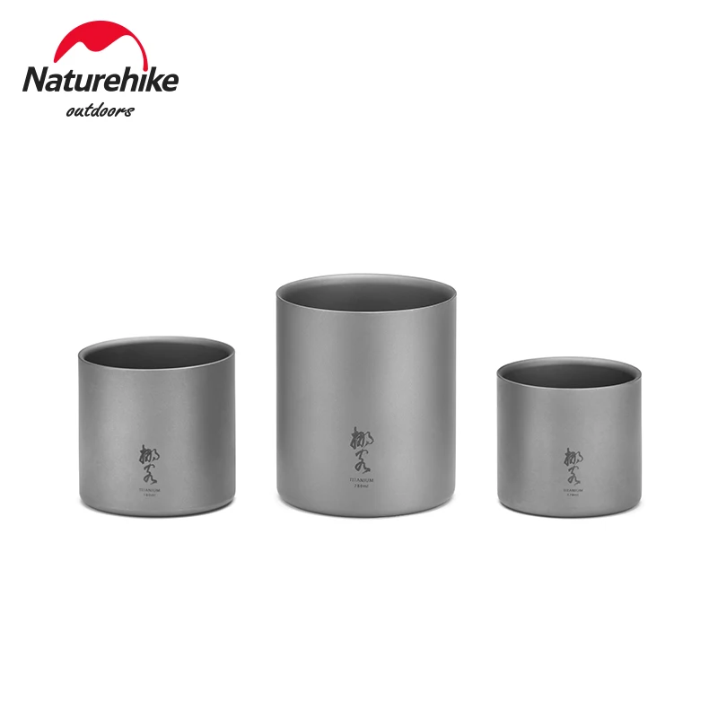 

Naturehike Camping Ultralight Titanium Cup Portable Travel Outdoor Picnic Hiking Cookware NH20CJ019