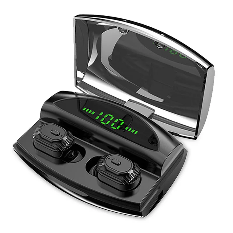 XG20 TWS беспроводные наушники Bluetooth с дисплеем питания мини спортивные 8D стерео