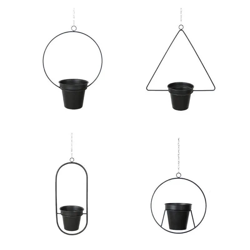 

Metal Plant Hanger Chain Hanging Basket Flower Pot Plant Holder Garden Balcony