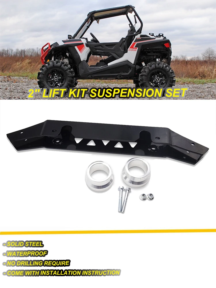 Передняя и задняя подвеска 2 дюйма Комплект подъема для Polaris RZR 900-(не будет работать с XC или Fox Edition