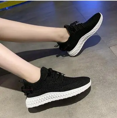 

Модные весенние женские кроссовки, Женская сетчатая желтая обувь, женская повседневная спортивная обувь на плоской подошве, Женская Повсед...