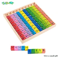 montessori educational wooden toys for children baby toys 99 multiplication table math baby learn educational montessori gifts