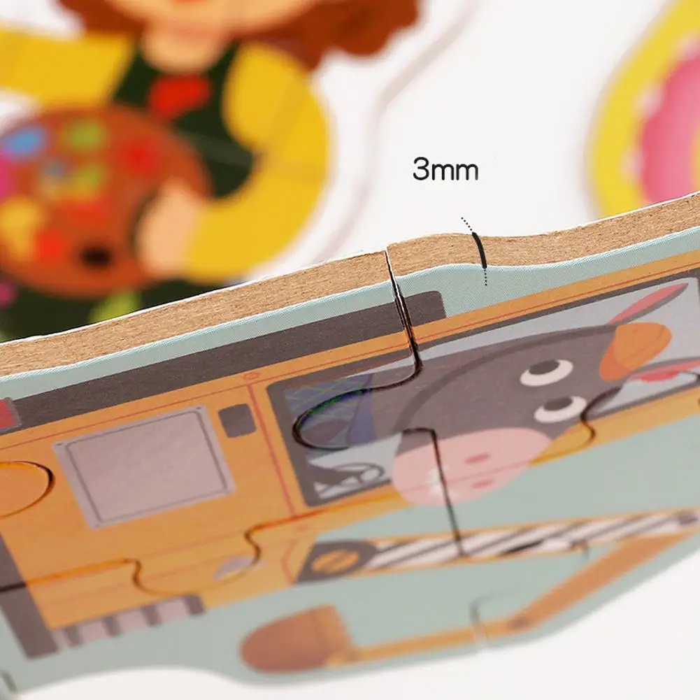 LeadingStar деревянные пазлы детские развивающие обучающие игрушки для мальчиков и