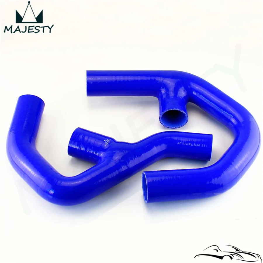 Силиконовый шланг для интеркулера синий + фитинги подходят VW GOLF MK5 MKV GTI 2 0 FSi T 06