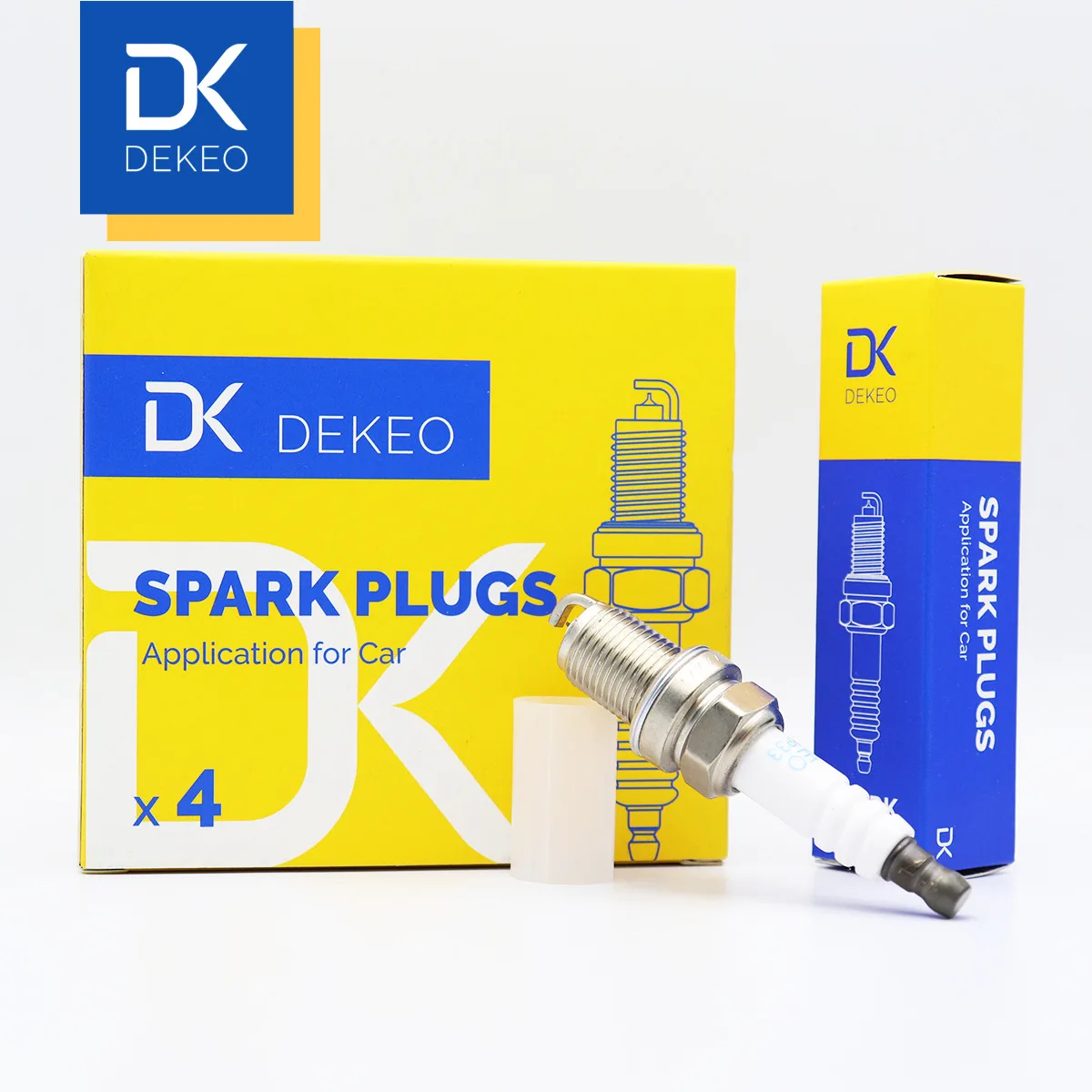 

DEKEO Spark Plug Iridium for MERCEDES-BENZ C E S G R M CLASS CLK CLS SL SLK VIANO VITO F8DPP33 4PCS