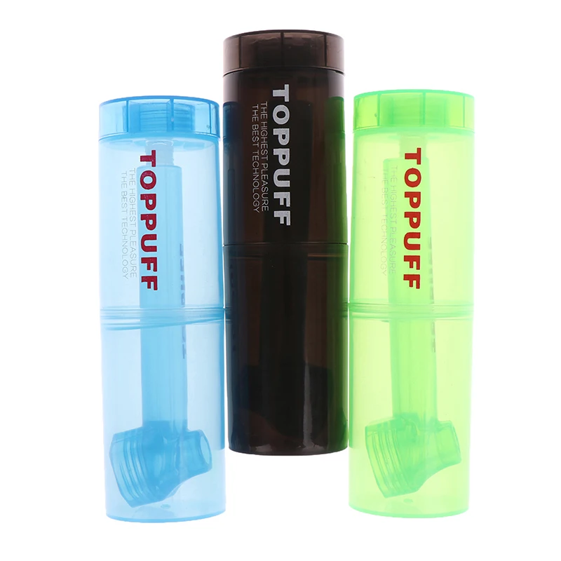

1Pcs Portable Plastic+Glass Water Bottle Screw On Bottle Converter Travel Water Pipe Kit With Bottle For Smoking