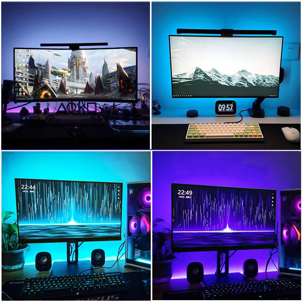 Подсветильник ка WS2812B для телевизора монитора компьютера 5 В 5050 RGB 1-5 м | Освещение