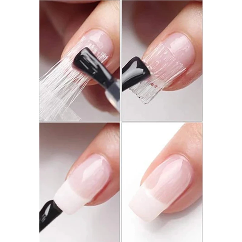 

Nail Extension Fiberglass Set Strong Adhesion Fake Nail Extensions Home Salon Manicure Tool EY669