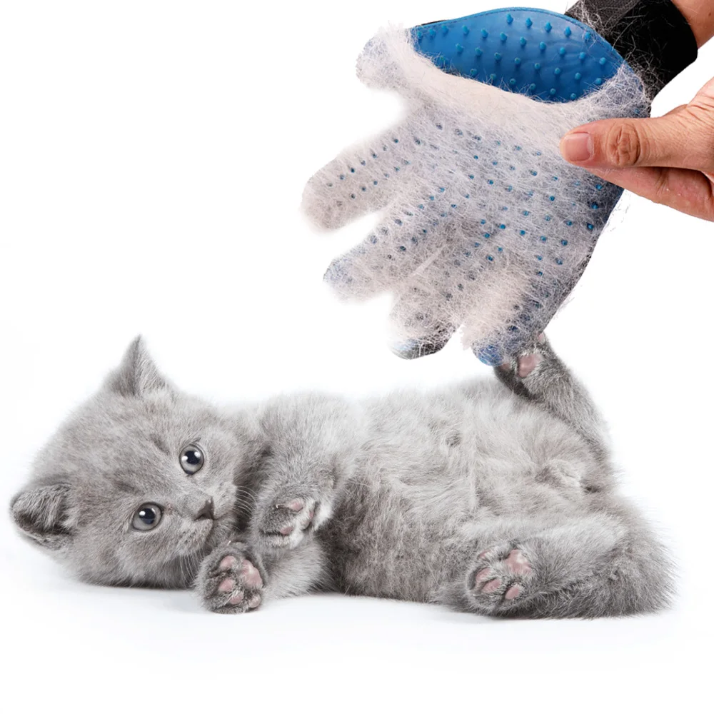 Щетка для домашних животных перчатка ухода за домашними животными чистки кошек