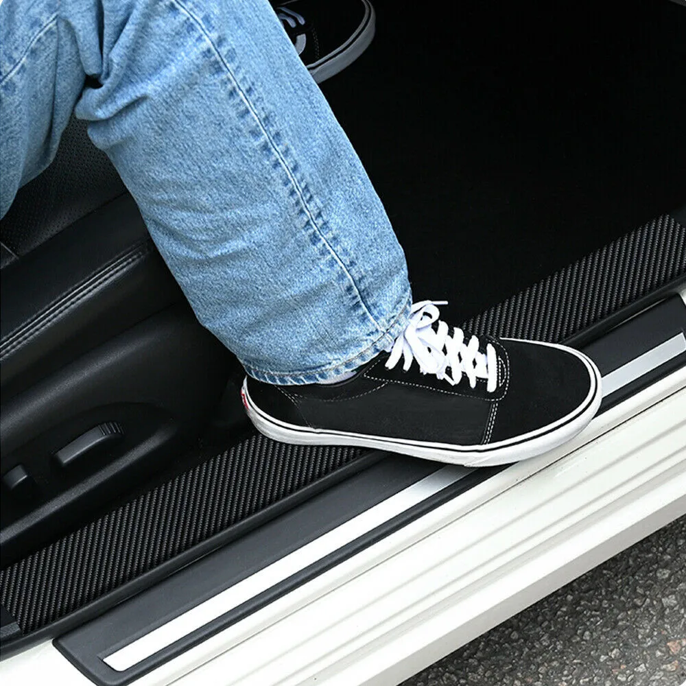 

Carbon Fiber Car Sticker Edge Guard Plate Protector Scuff Sill Strip Vinyl