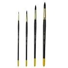 1 шт. 182RQ высокое качество белка смесь волос деревянной ручкой акварель художника товары для рукоделия кисть для рисования, ручка для рисования