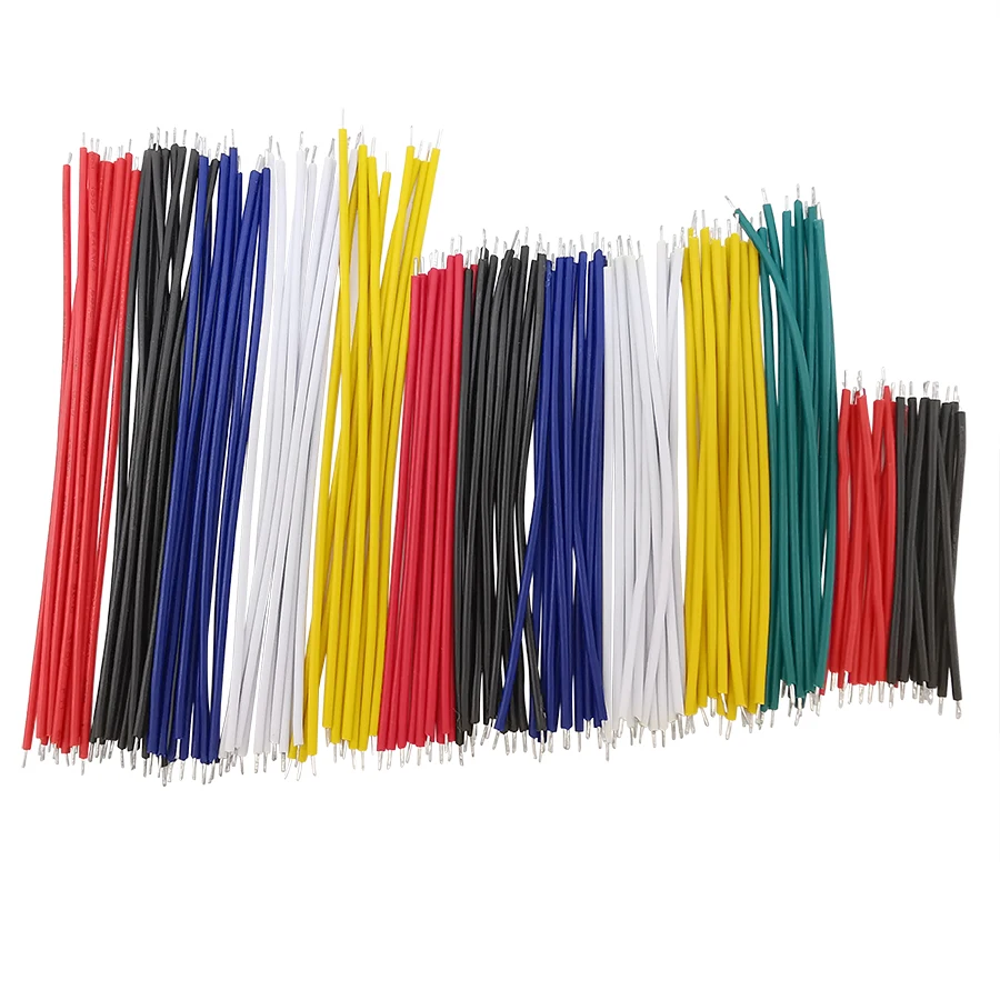 130 шт./лот 24AWG макетная плата джампер кабель набор проводов 5 см 8 10 двойные концы