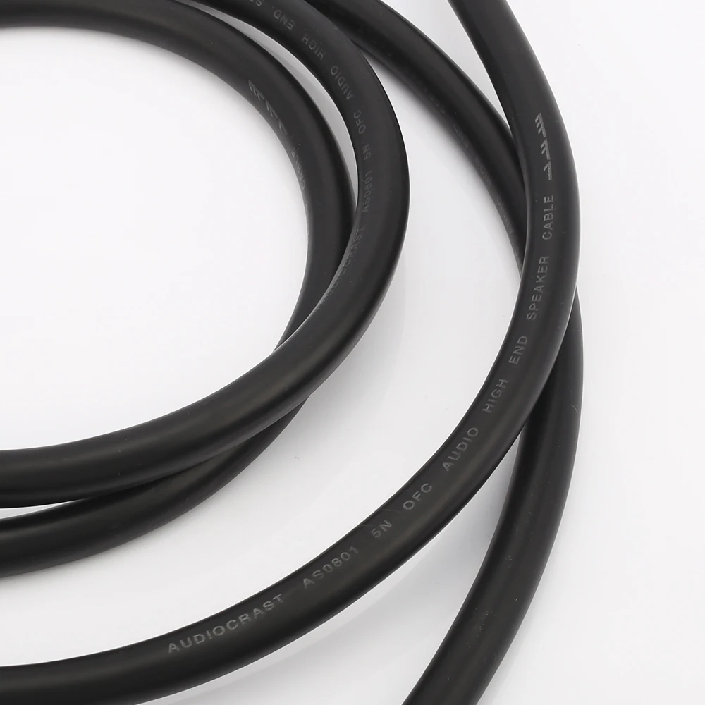 Кабель Audiocrast AS0801 Solid OFC Pure Медный для динамика 8 ядер bulk spaker cable|speaker cable|bulk cableofc speaker