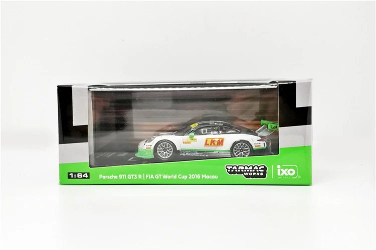 Tarmac Works 1: 64 LKM 911 GT3 R FIA GT чемпионат мира Макао#912 гоночный литой под давлением модель автомобиля