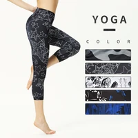 seamless yoga leggings high waist tie dye printed gym sport pants sport fitness leggings women print high waist woman pants
