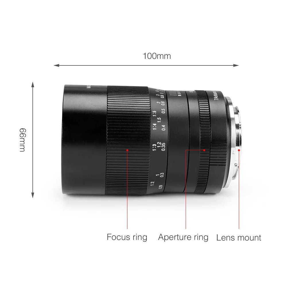 7artisans 60mm f2. 8 1:1 magnification macro lens is suitable for the Canon EOSM EOSR E Fuji M43 nikon z Mount |