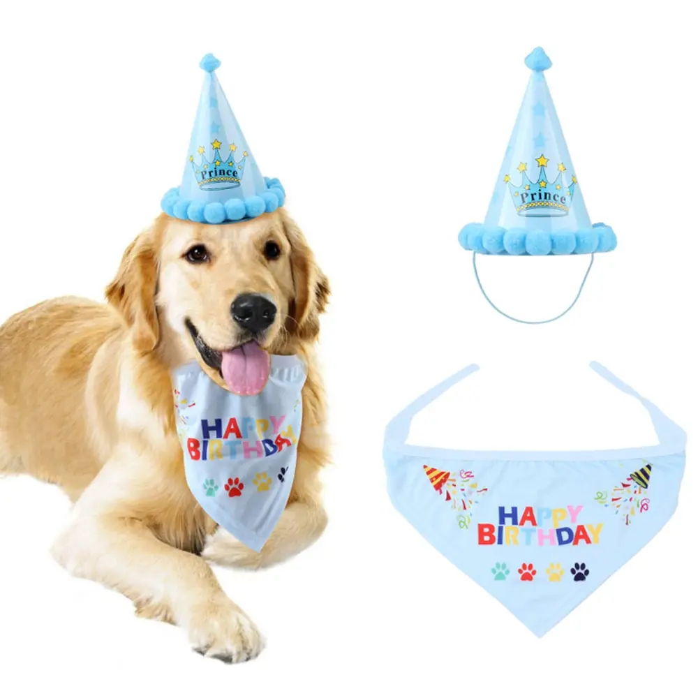 Головные уборы для домашних животных кошек собак на день рождения головные шапка