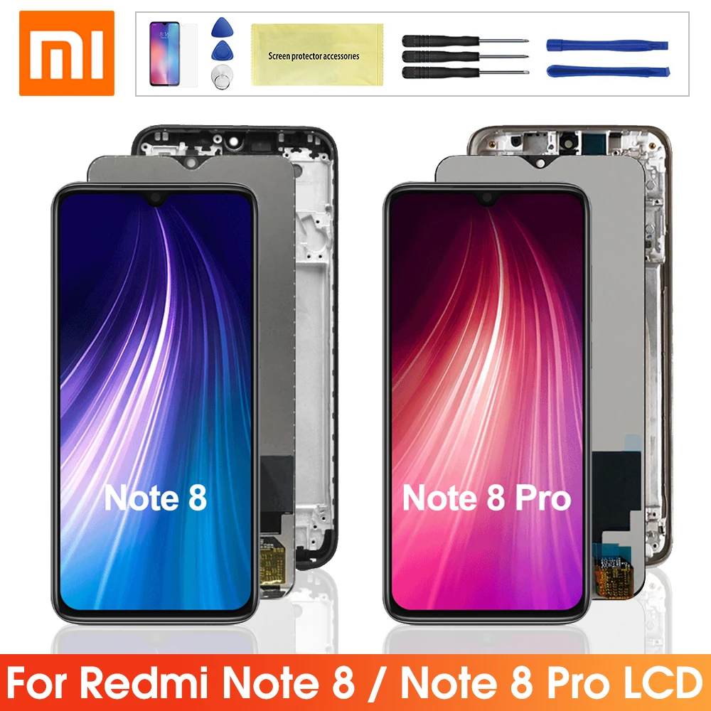 Оригинальный ЖК дисплей для Xiaomi Redmi Note 8 pro сенсорный экран дигитайзер в сборе