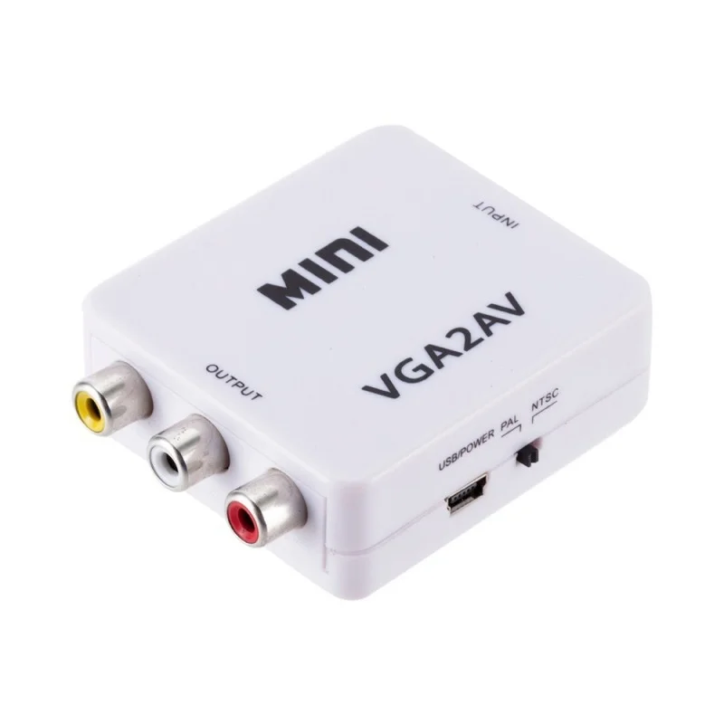 

VGA to HDMI voice distributor VGA to HDMI small white box mini vga2 HDMI
