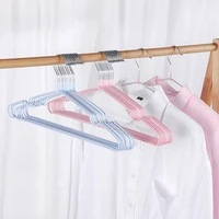 1pcs pvc coat shirts hanger racks dipping process plastic display hangers windproof non slip coats hanger baby clothing organize