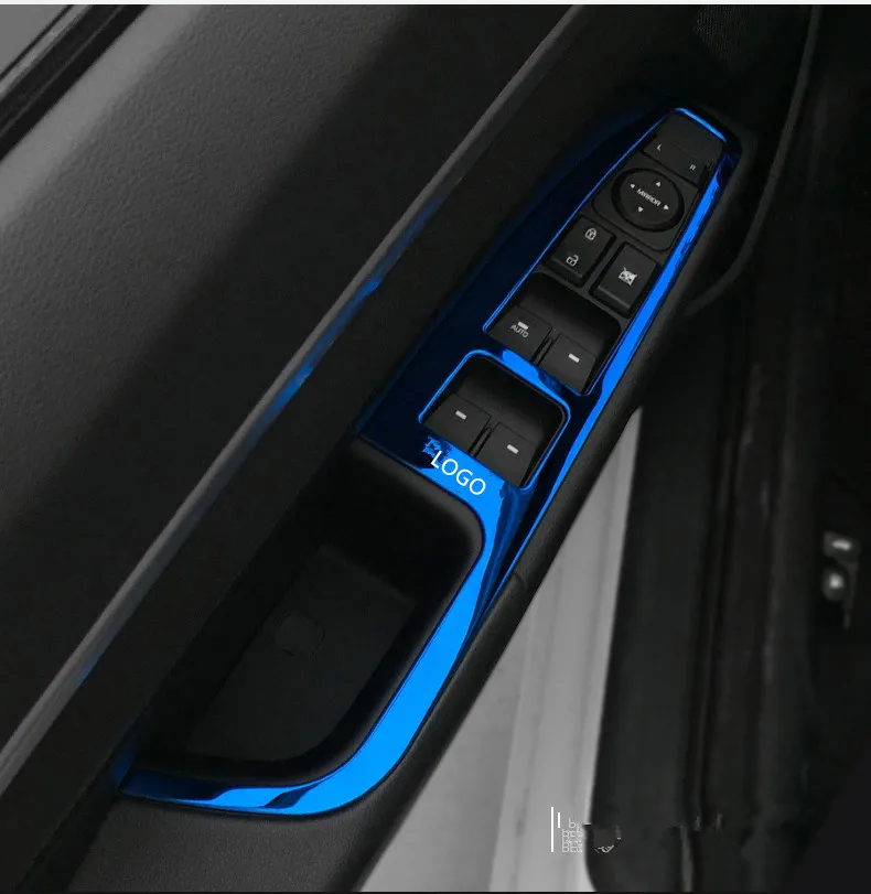 Черная синяя серебристая ручка для межкомнатной двери из нержавеющей стали