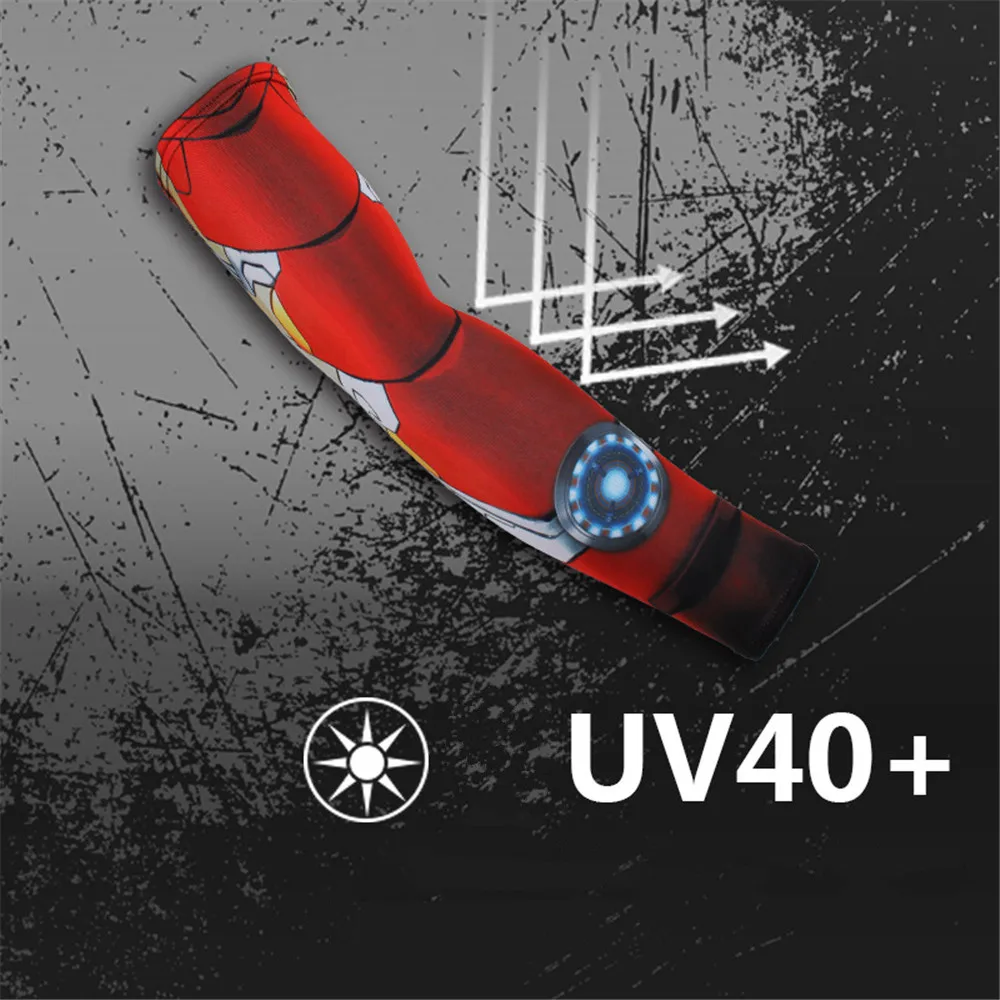 1 пара летних солнцезащитных рукавов из полиэстера дышащие быстросохнущие