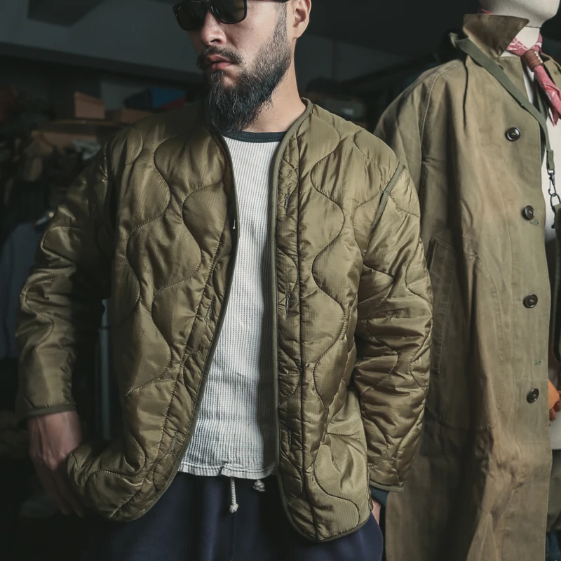 Bronson M 65 Полевая куртка с подкладкой в стиле милитари стеганое легкое пальто для