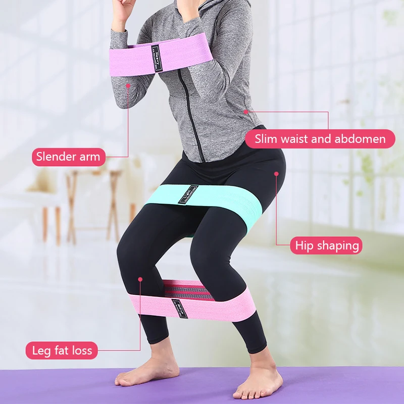 Эластичная резиновая лента для фитнеса набор эластичных эспандеров йоги круглые