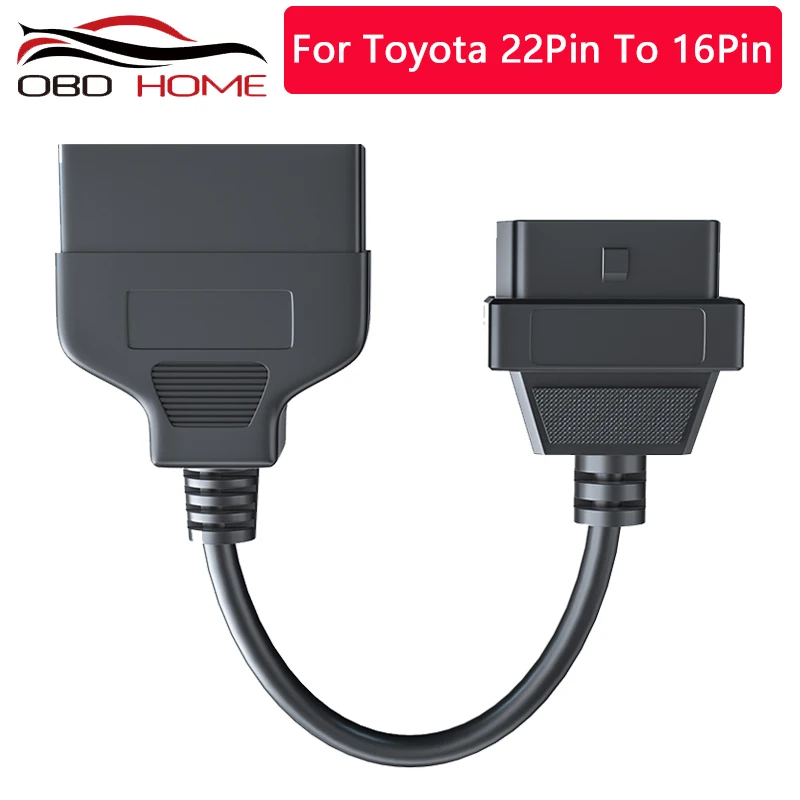 Кабель-переходник с 22-контактным разъемом на 16-контактный разъем OBDII для Toyota |