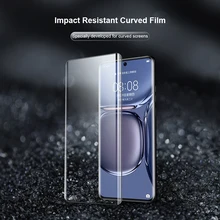 2Pcs NILLKIN Impact Resistant 3D Curved Tempered Glass Film For Huawei P50 Pro Mate 40 Full Glue Screen Protector Honor 50 Pro
