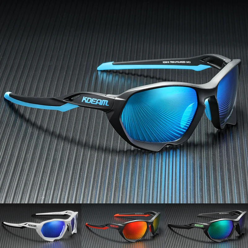 

Мужские велосипедные очки KDEAM, поляризационные спортивные солнцезащитные очки для мужчин, для бега, вождения, рыбалки, горного велосипеда, 9 ...