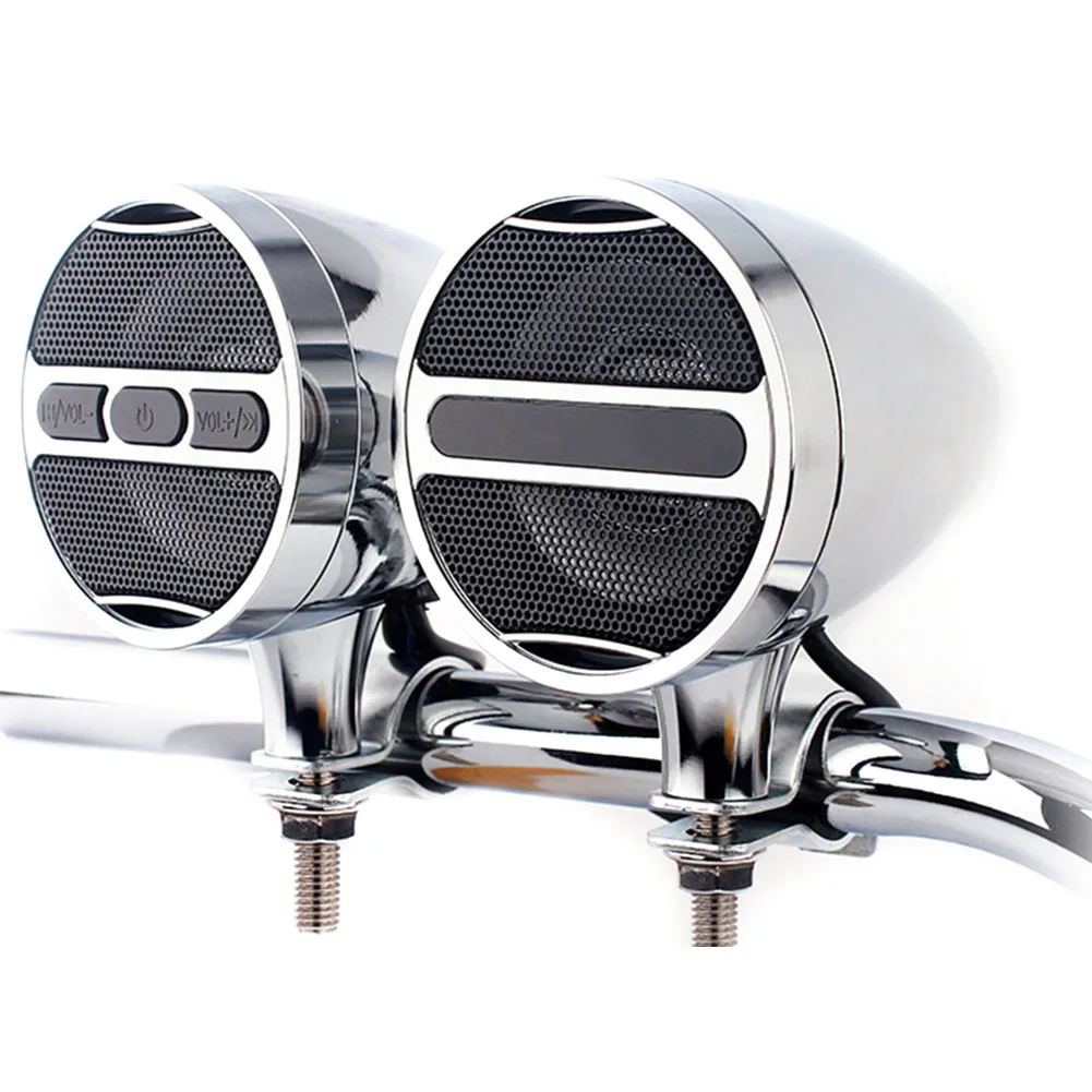 Мотоцикл аудио Bluetooth стерео колонки FM радио MP3 музыкальный плеер