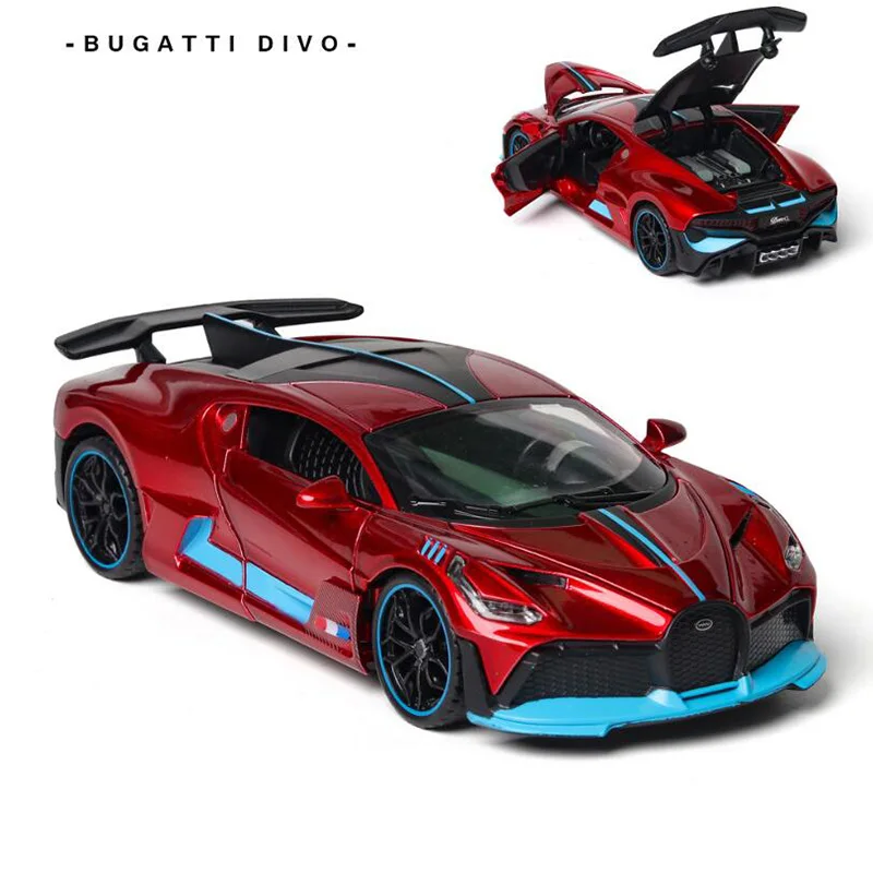 Модель металлического спортивного автомобиля 1/32 Bugatti DIVO ограниченная серия