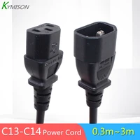 iec320 c14 to c13 extension cable for pdu ups 10a 250v male plug to female socket ac power cord for computer pc monitor