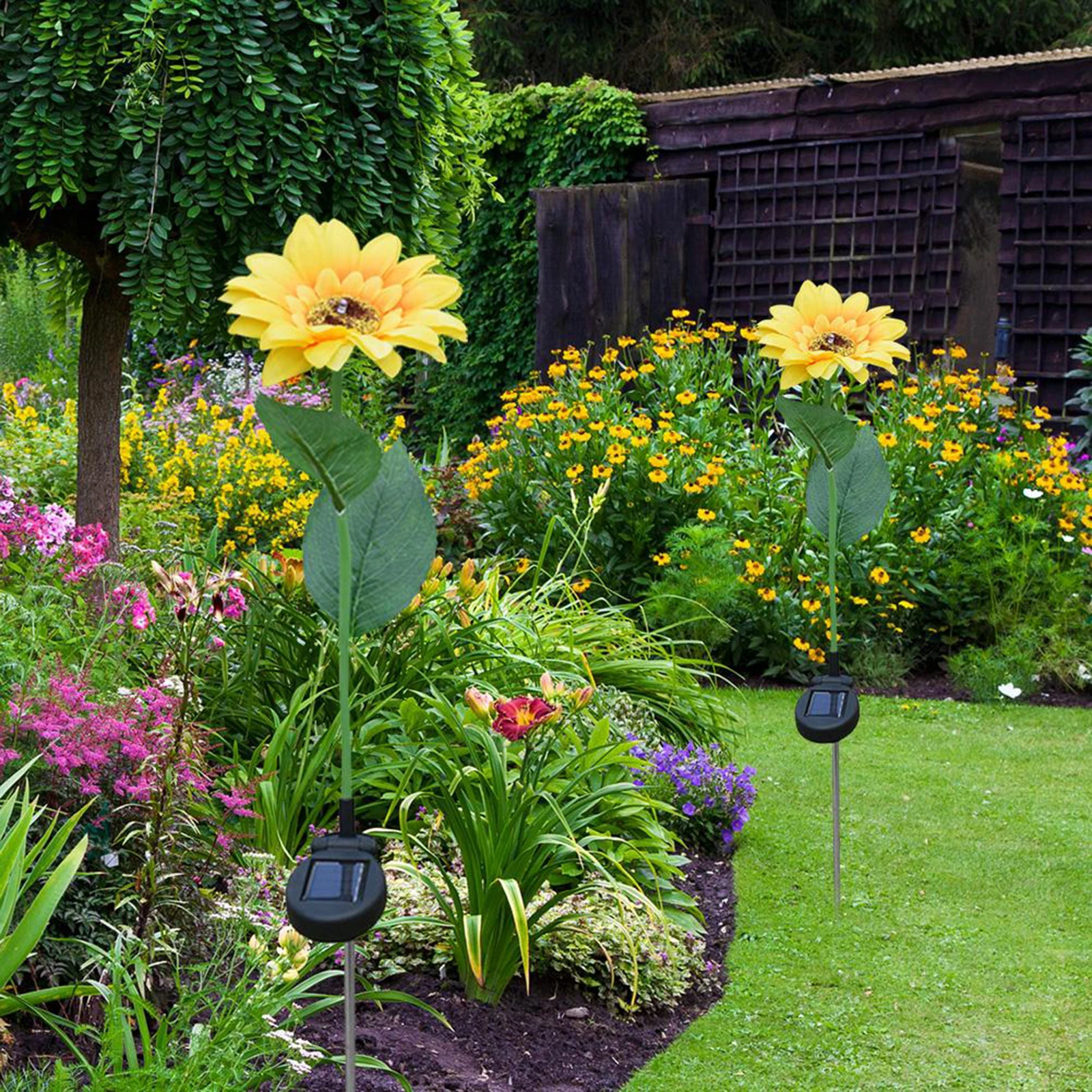 

Светодиодный светильник на солнечной батарее, стоячий светильник для внутреннего двора, двора, балкона