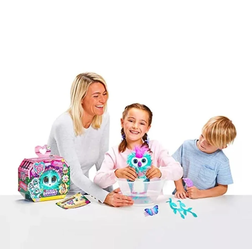 Juguetes de peluche de Scruff a Luvse para ni&ntilde;os, de 3 colores juguetes de felpa, perro de ba&ntilde;o, gato, conejo, regalo ruso, 23x20x7CM-5