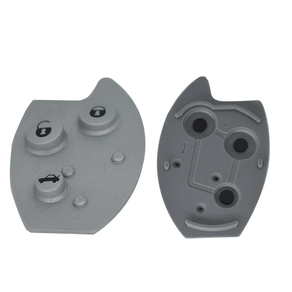 

3 Buttons Replacement Rubber Pad Car Remote Key Fob Shell for Citroen Xsara C5 Key Cover Case Car Styling